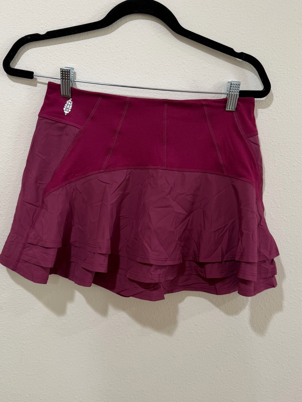 FP Movement by Free People Raspberry Athletic Ruffle Skort
